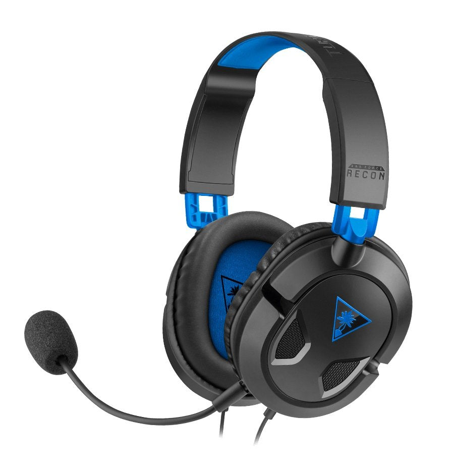 Auriculares Turtle Beach Recon 50p  Alámbrico  Juego Negro, Azul