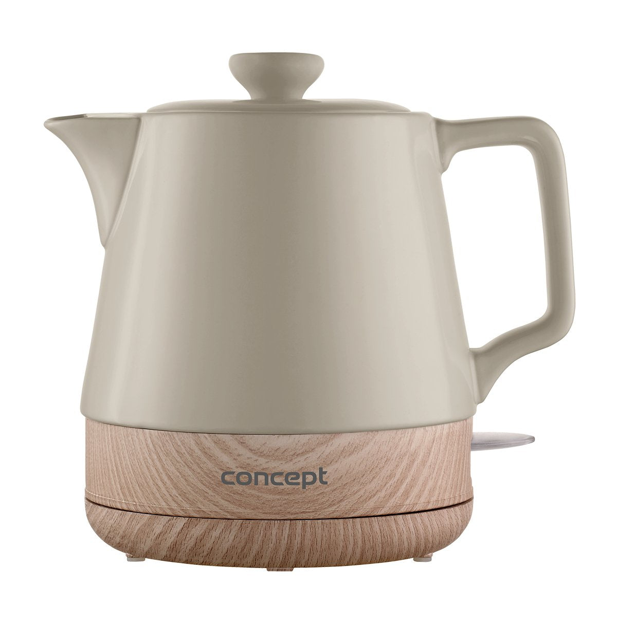 Tetera Concept Rk0061  Eléctrica 1 L 1200 W Marrón, Madera
