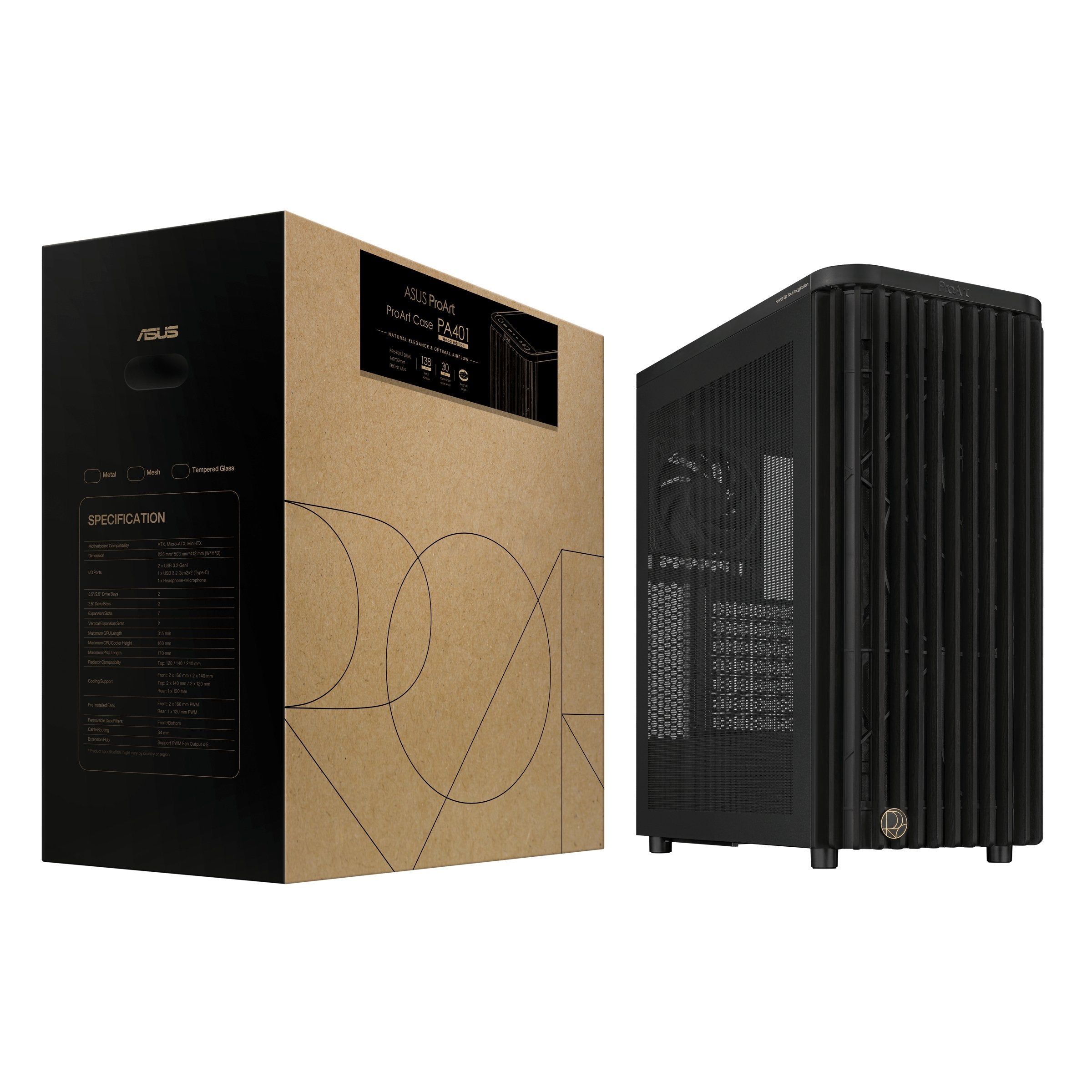 Asus Proart Pa401 Wood Mesh Pwm Negro