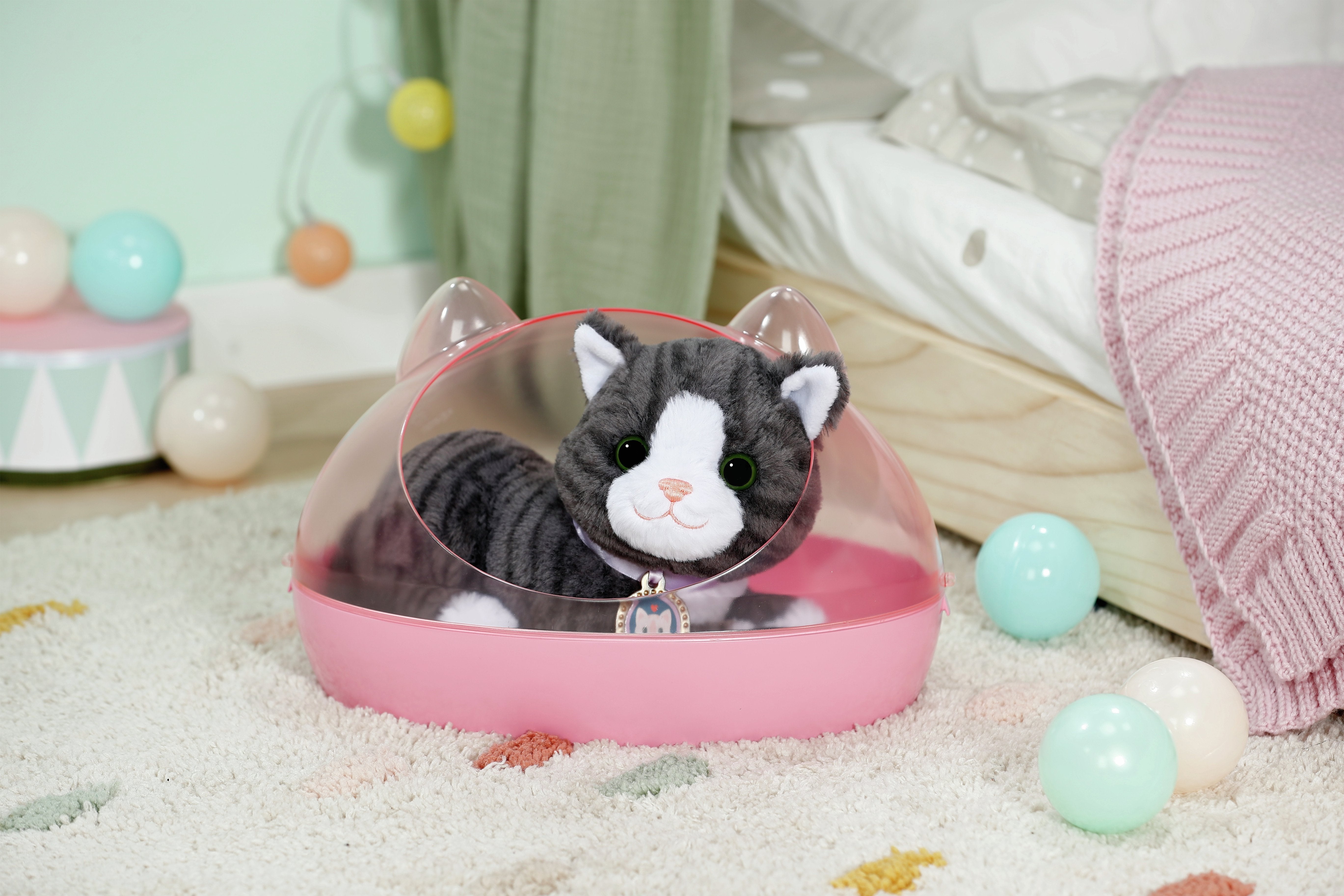 Zapf Creation Baby Born® My Kitten Cookie Con Caja, Accesorios De Muñecas 43 Cm 837580