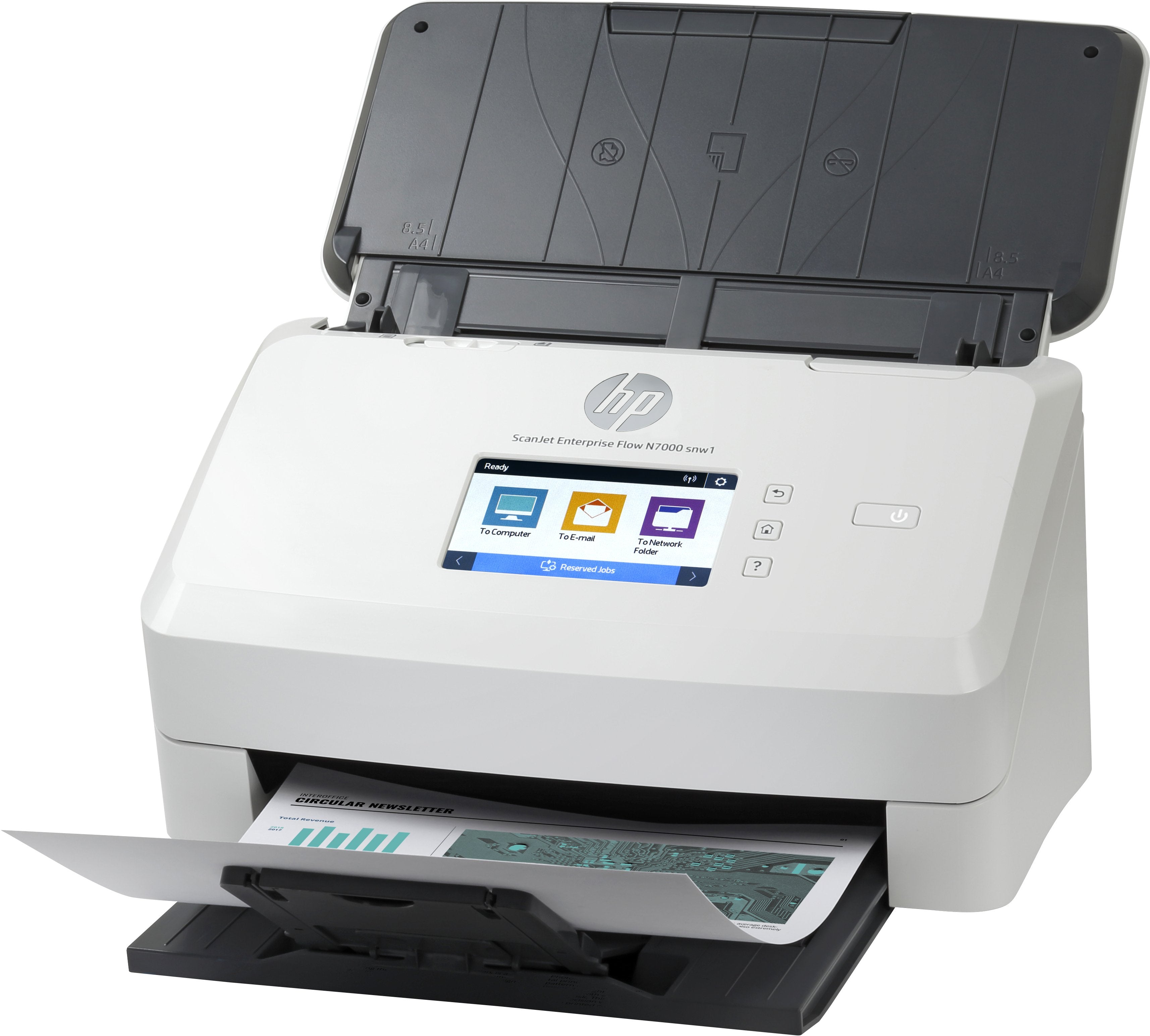 Hp Scanjet Enterprise Flow N7000 Snw1, Alimentador De Escáner Gris