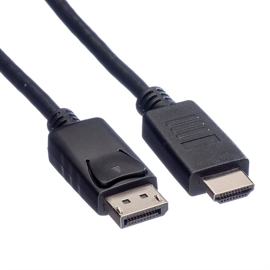 EAN 7611990133475 - ROLINE 11.04.5780 adaptador de cable de vídeo 1 m DisplayPort Negro imagen 2