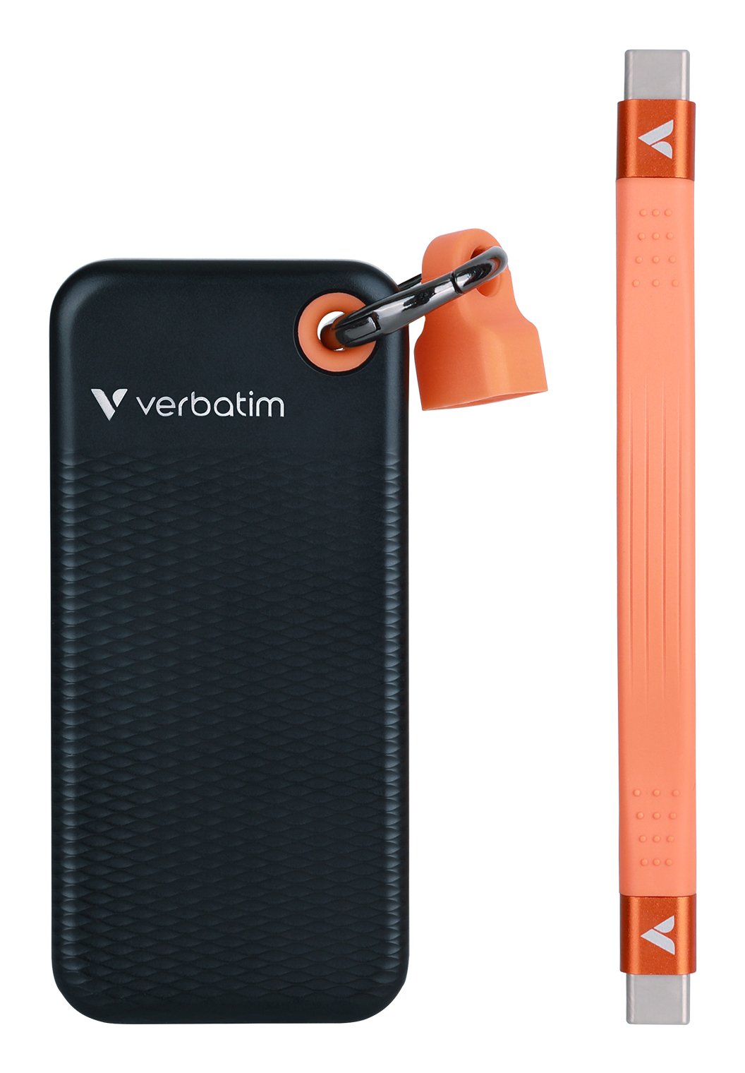 Verbatim Ssd 128gb, Usb 3.2, Tipo-C, Pocket, Negro/Naranja