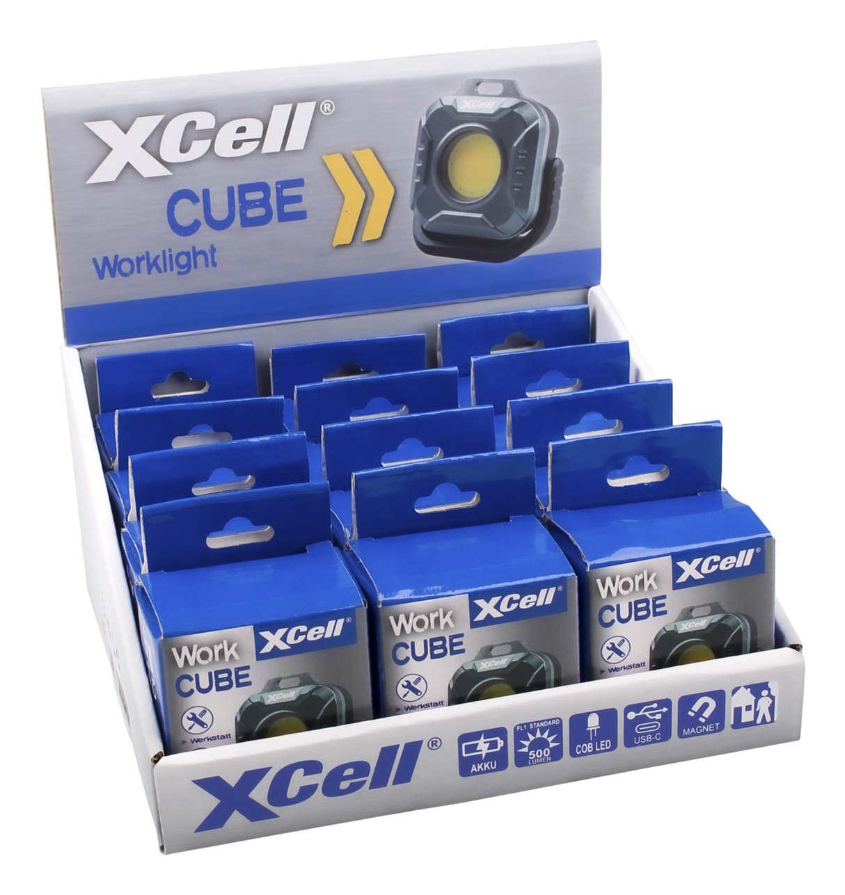 Xcell Worklight Cube 500lm Akku