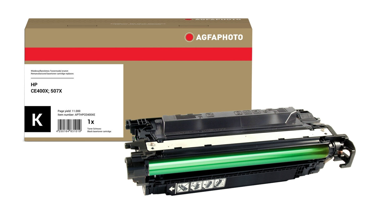 EAN 4250164831019 - AgfaPhoto CE400X cartucho de tóner 1 pieza(s) Compatible Negro imagen 1