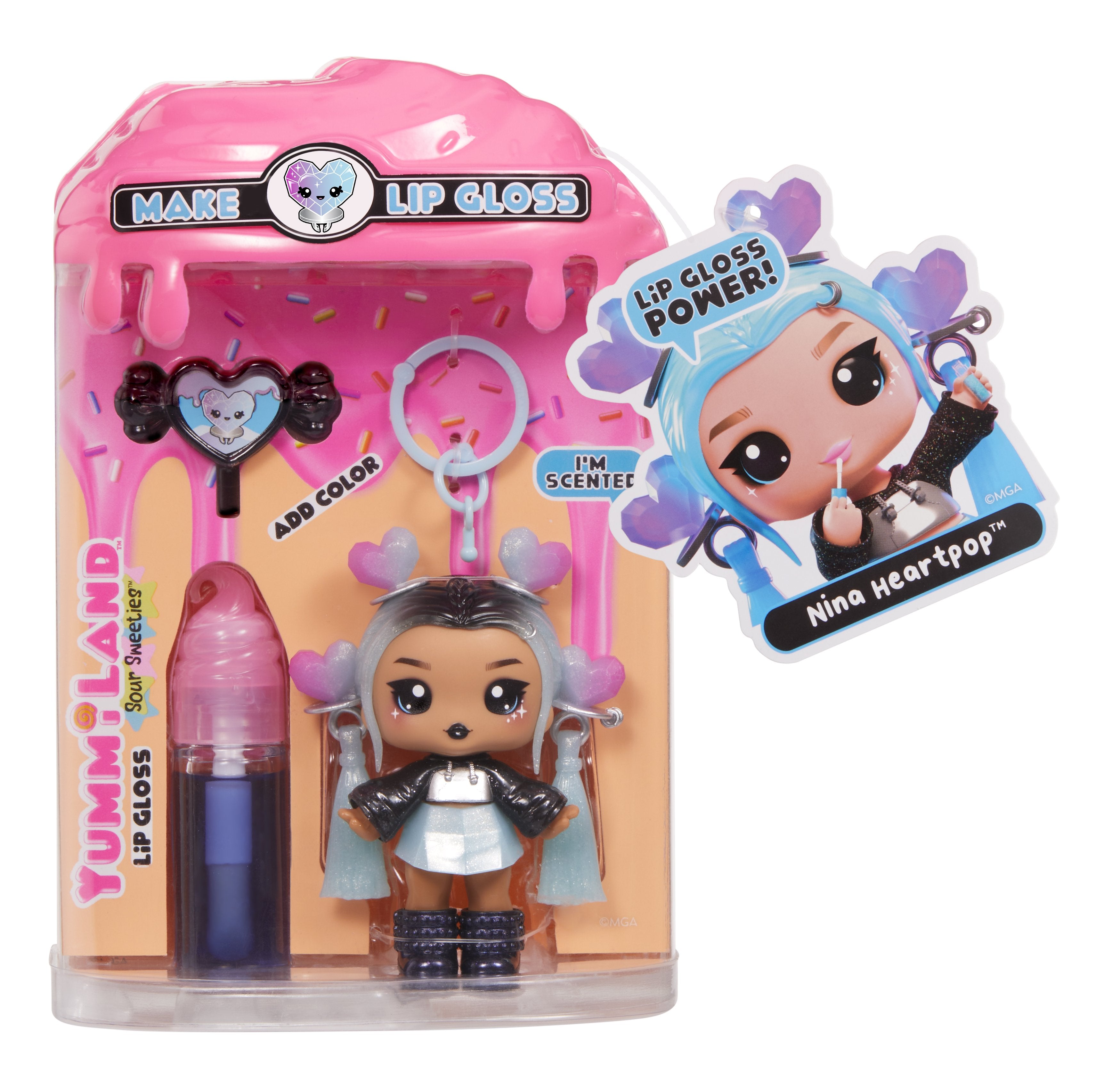 EAN 35051545866 - MGA Entertainment Yummiland Lip Gloss Doll Sour Sweeties - Nina Heartpop imagen 5