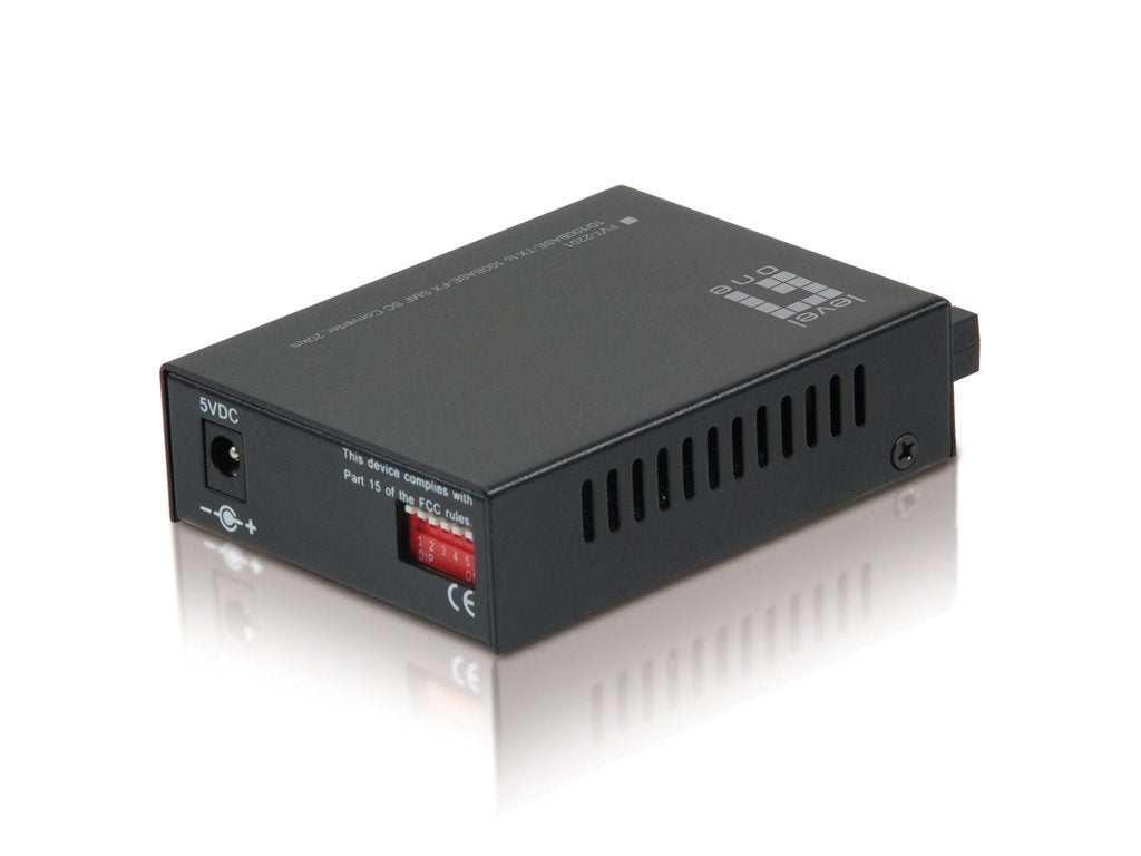 Convertidor Levelone Fvt-2201 10 100tx>100fx Sc Smf 20km