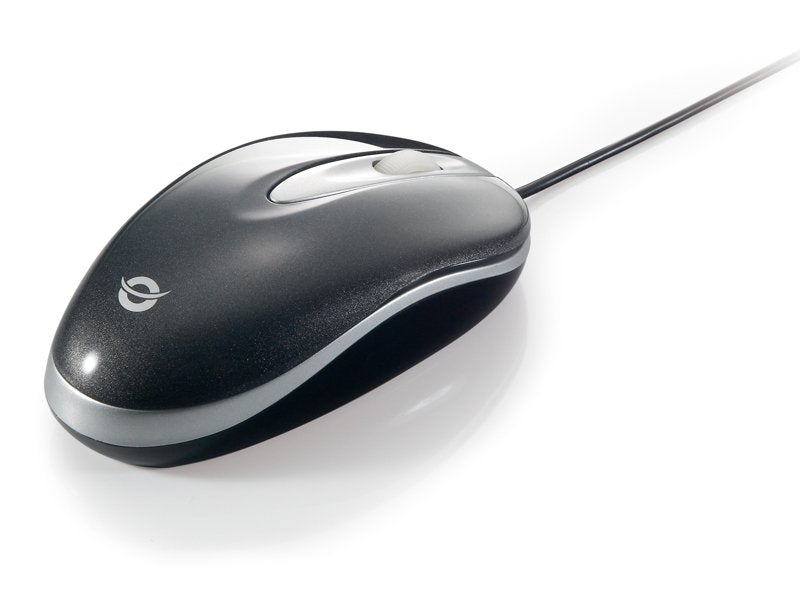 Conceptronic Raton Easy Optical  Usb  Negro Y Plata C08-278