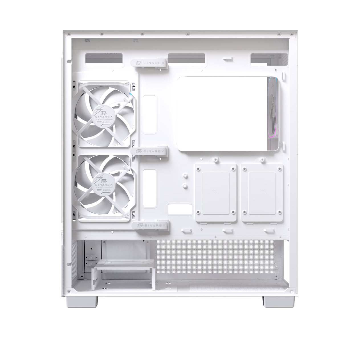 EAN 6977277360028 - Einarex EXCS-PR-51DR-W carcasa de ordenador Midi Tower Blanco imagen 5