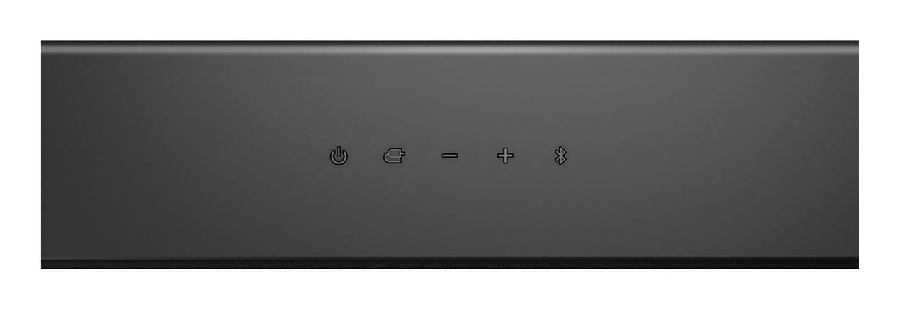 Barra De Sonido Lg S20a Black  Con Doble Subwoofer Integrado Con 50w Y 2.0ch
