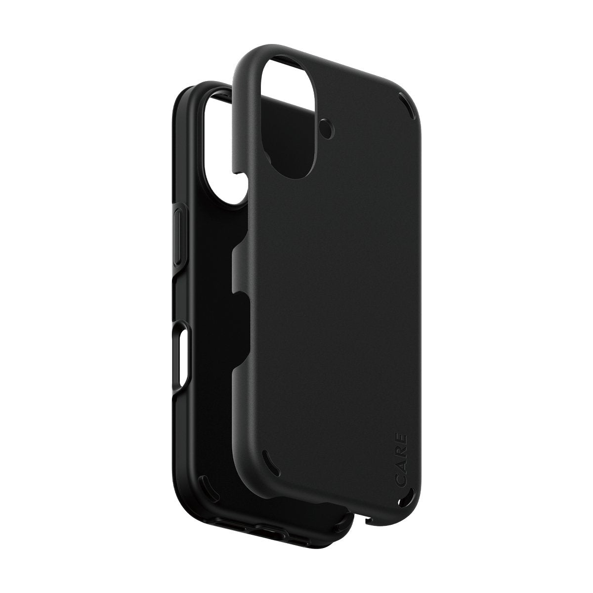 Care Case Feature Double Defence Negro Iphone 16
