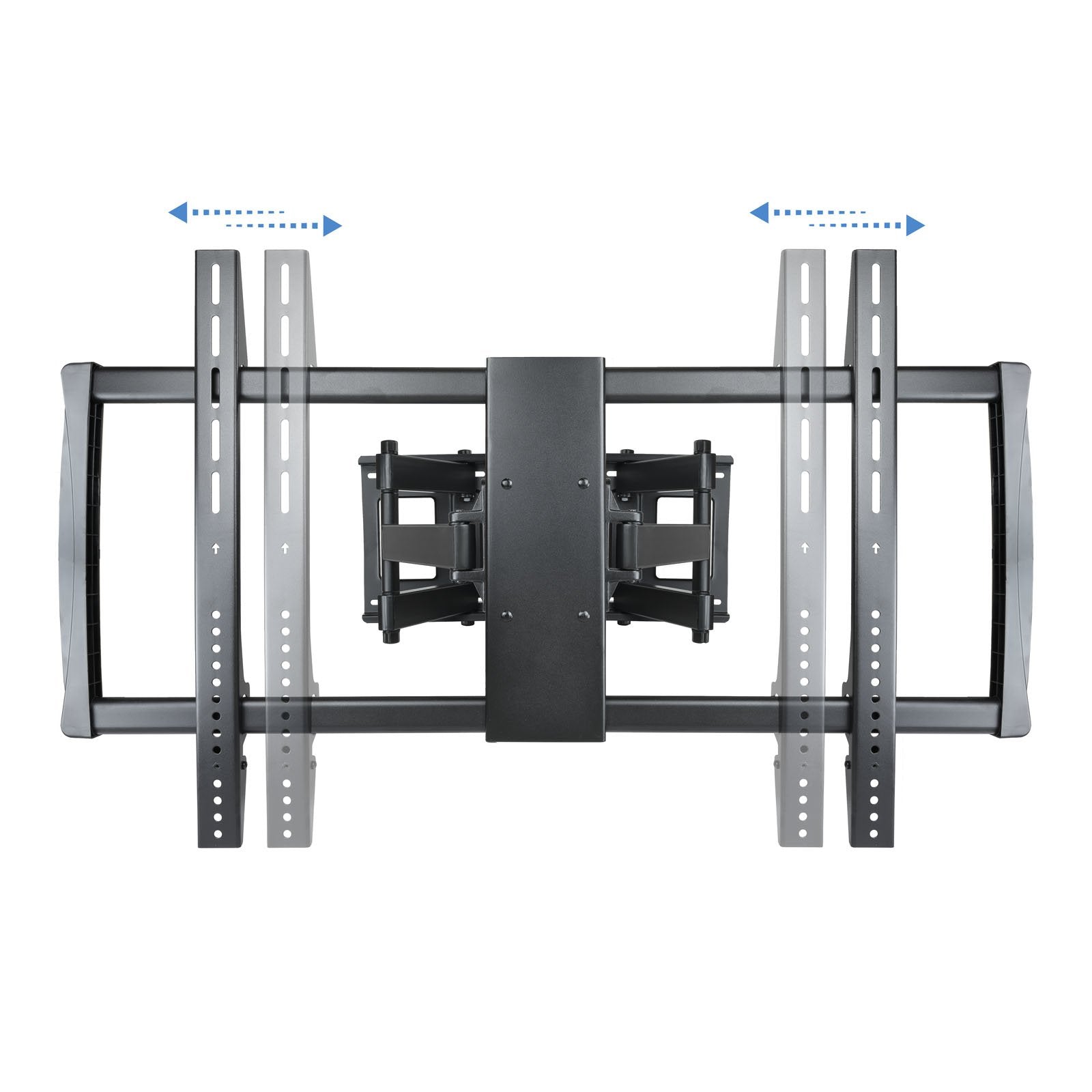 Tooq Soporte De Pared Con Doble Brazo Articulado Para Tv De 60"-100" - Giratorio E Inclinable - Peso Max 80kg - Vesa