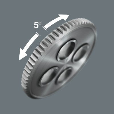Carraca Wera 8000 A Sb  Zyklop Speed Con Arrastre De 1/4"