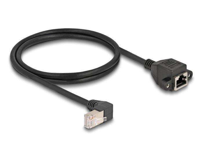 Delock Cable De Extensión S/Ftp Macho Rj45 Macho 90° Angular