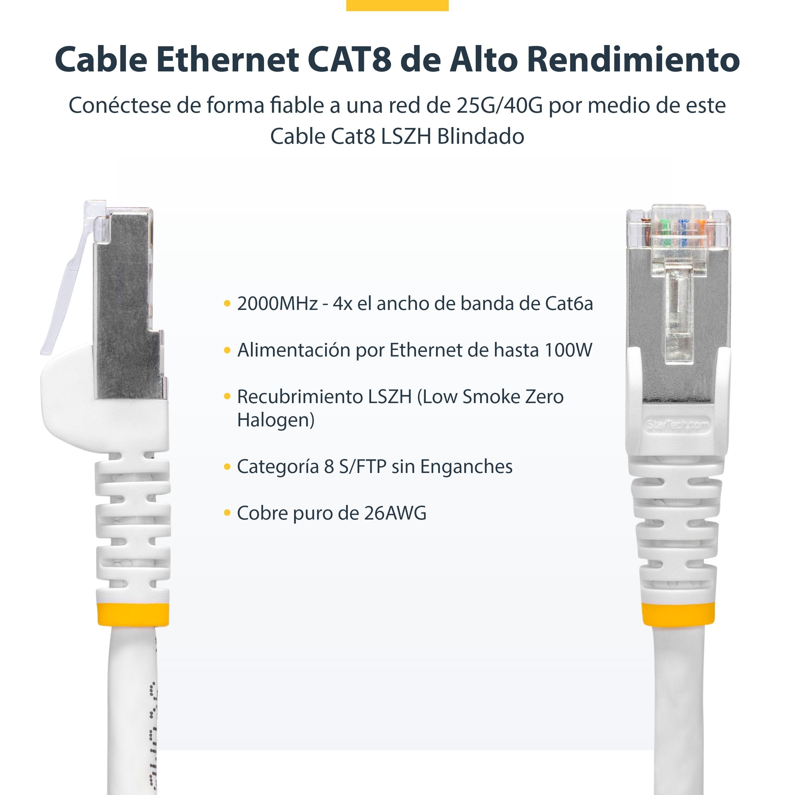 EAN 65030898669 - StarTech.com NLWH-12M-CAT8-PATCH cable de red S/FTP (S-STP) imagen 5