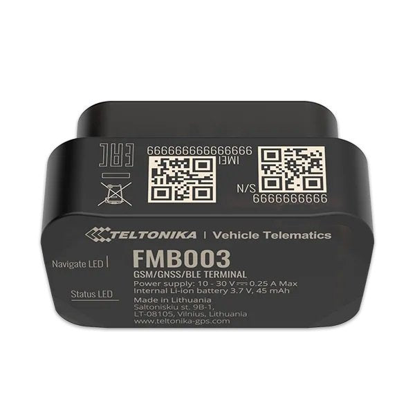 Teltonika · Tracker Gps · Fmb003 · Fahrzeug · Gnss Gsm Ble 4.0
