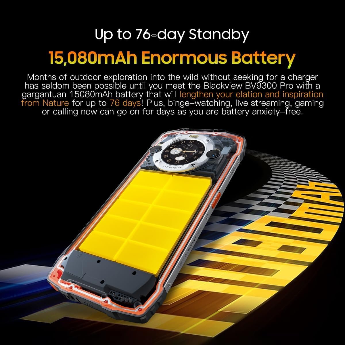 EAN 6931548316862 - Blackview Smartphone BV9300 Pro 15080 mAh 12/256 Green imagen 3