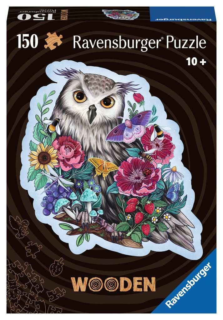 Puzzle De Madera Ravensburger Búho Misterioso (150 Piezas) 17511