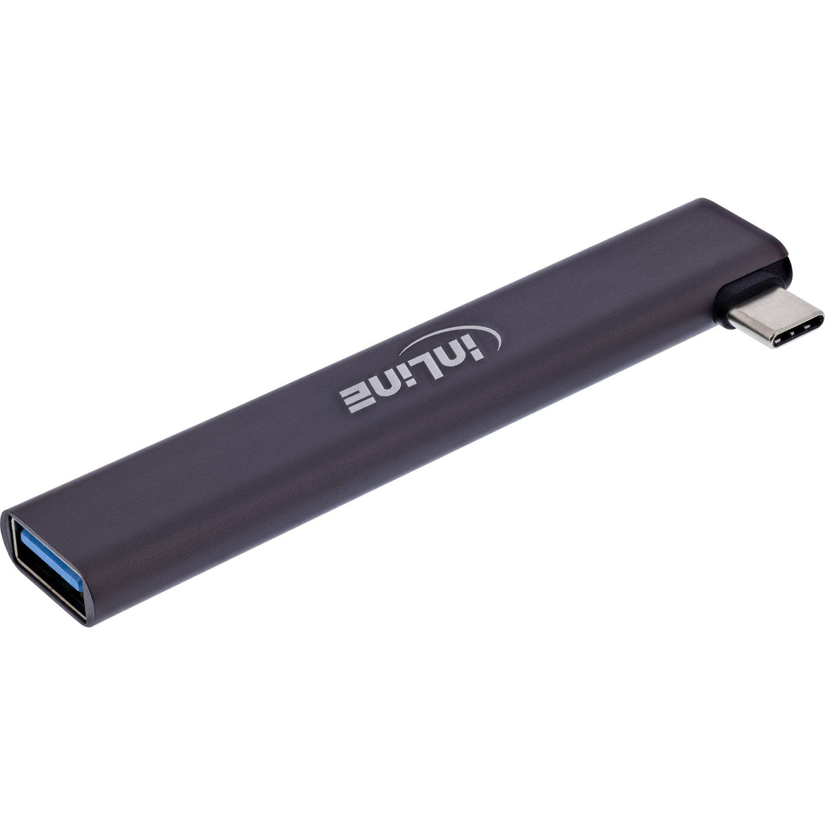 Inline® Slim Usb-C Hub, 4-Port, Usb 3.0 + 3x Usb 2.0, Slim Design