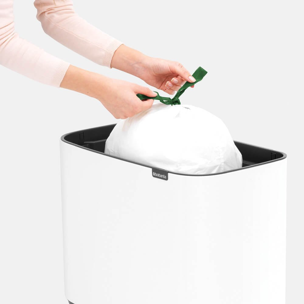 Brabantia 313509 Papelera 36 L Rectangular Plástico Blanco