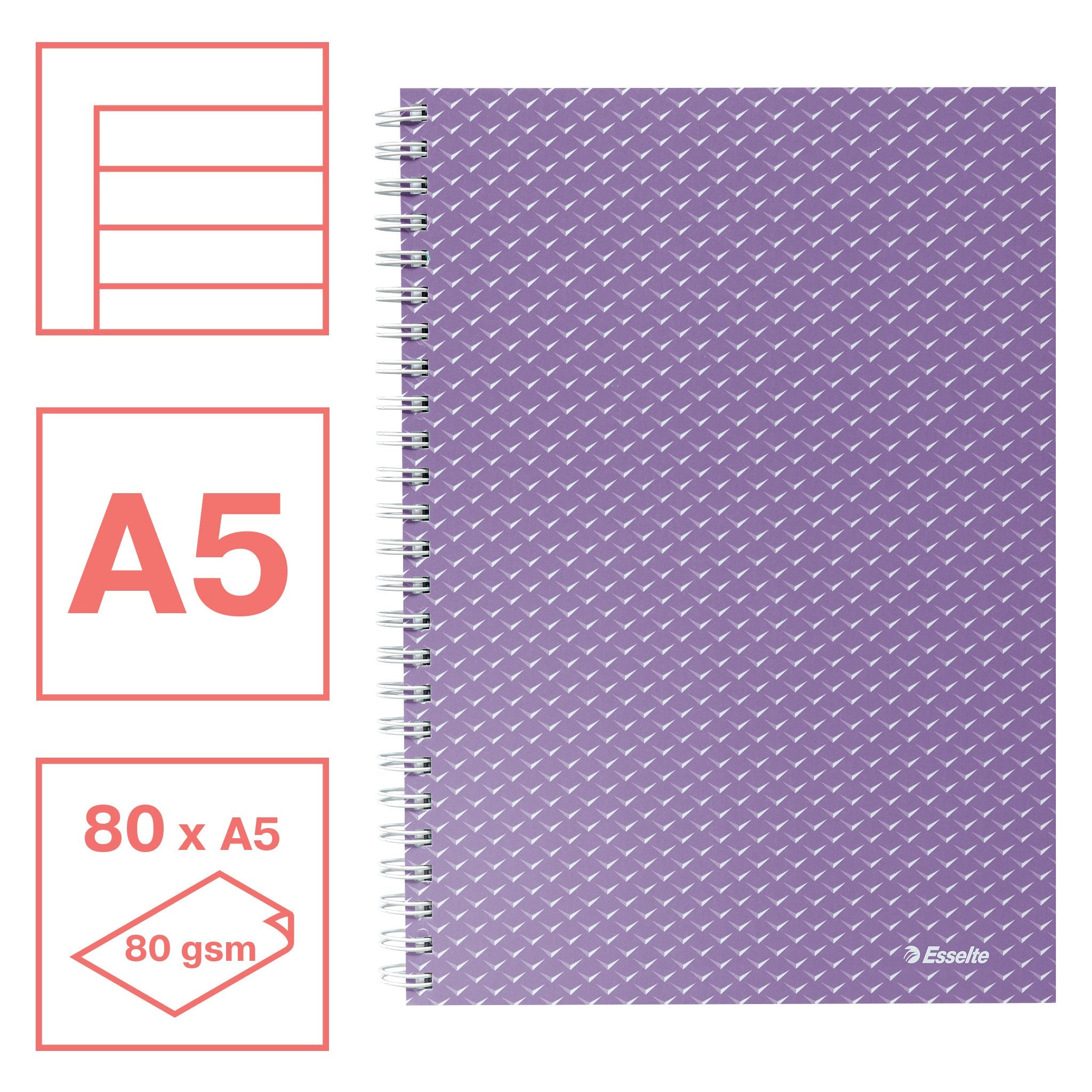 EAN 4049793075976 - Esselte 628474 cuaderno y block A5 80 hojas Lavanda imagen 2