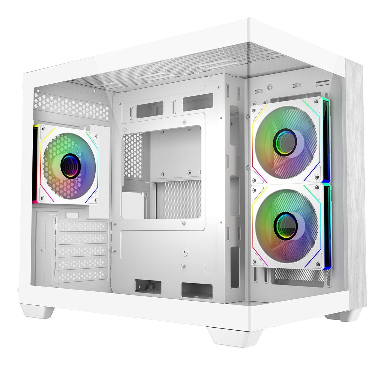 EAN 4719512160824 - Cooler Master Elite 481 Wood Mini Tower Blanco imagen 1