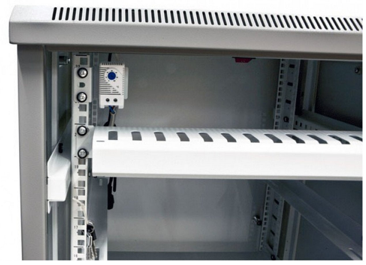 Allnet 19\"Schrank, 22he, B600/T 900mm, Glamür, Lichtgris, Snb-Serie,