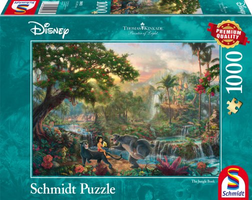 Puzzle Thomas Kinkade: Disney Dschungelbuch