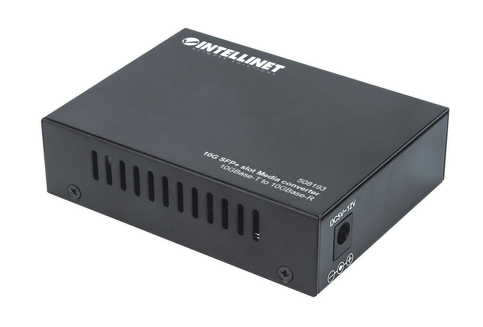 EAN 0766623508193 - Intellinet 508193 convertidor de medio 10000 Mbit/s Negro imagen 6