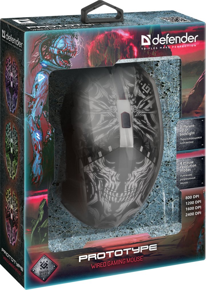 EAN 4714033526708 - Defender GM-670L ratón Juego Ambidextro Óptico 2400 DPI imagen 4