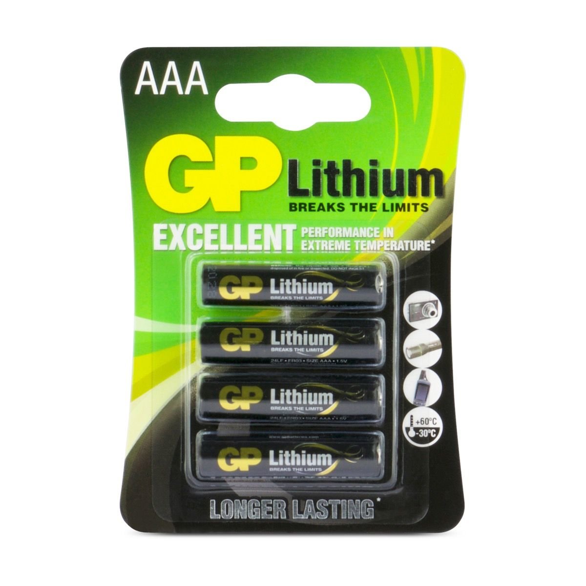 Gp Batteries Lithium Primary Aaa Batería De Un Solo Uso Alcalino