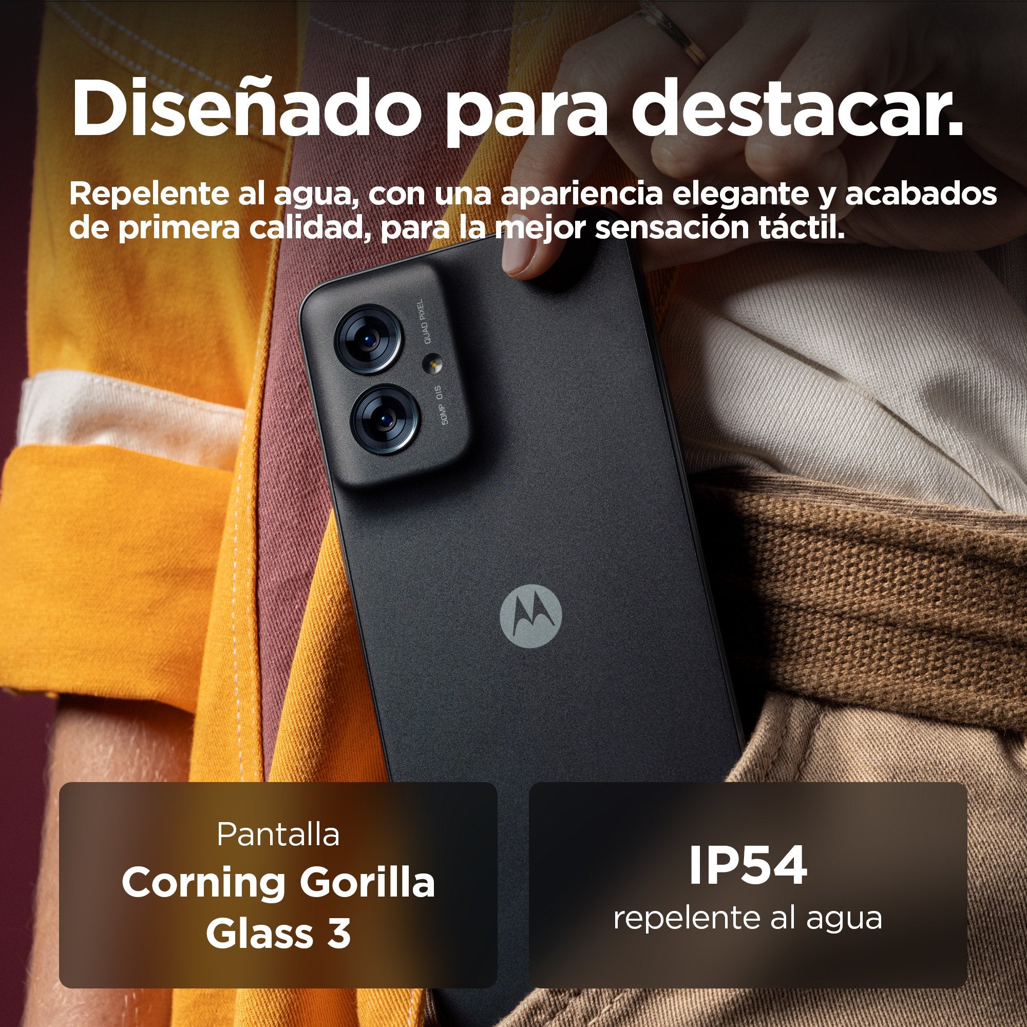 EAN 840023274855 - Motorola moto g55 5G 16,5 cm (6.49") SIM doble Android 14 USB Tipo C 8 GB 256 GB 5000 mAh Gris imagen 7