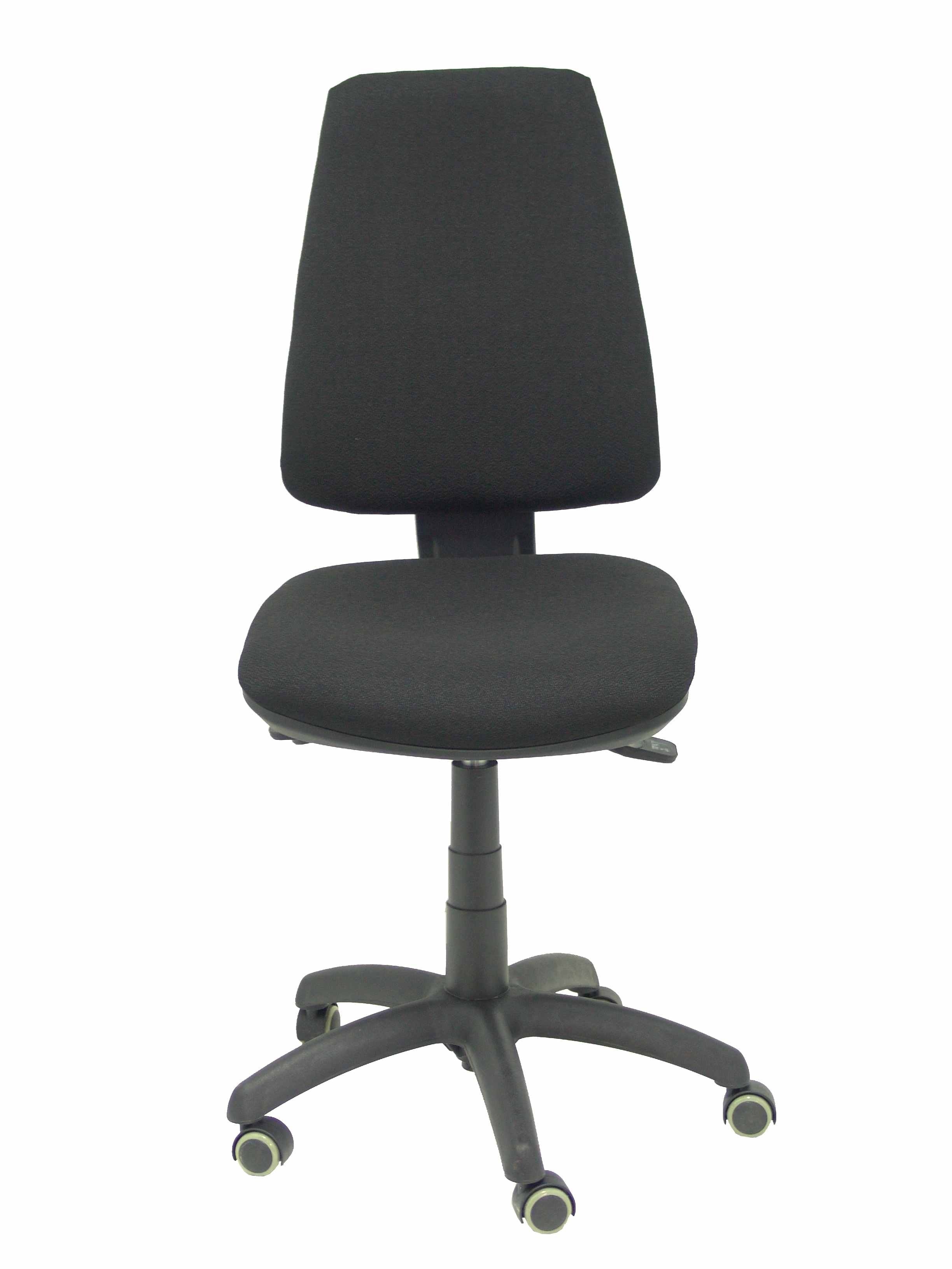 Silla Elche S Bali Negro Ruedas De Parquet