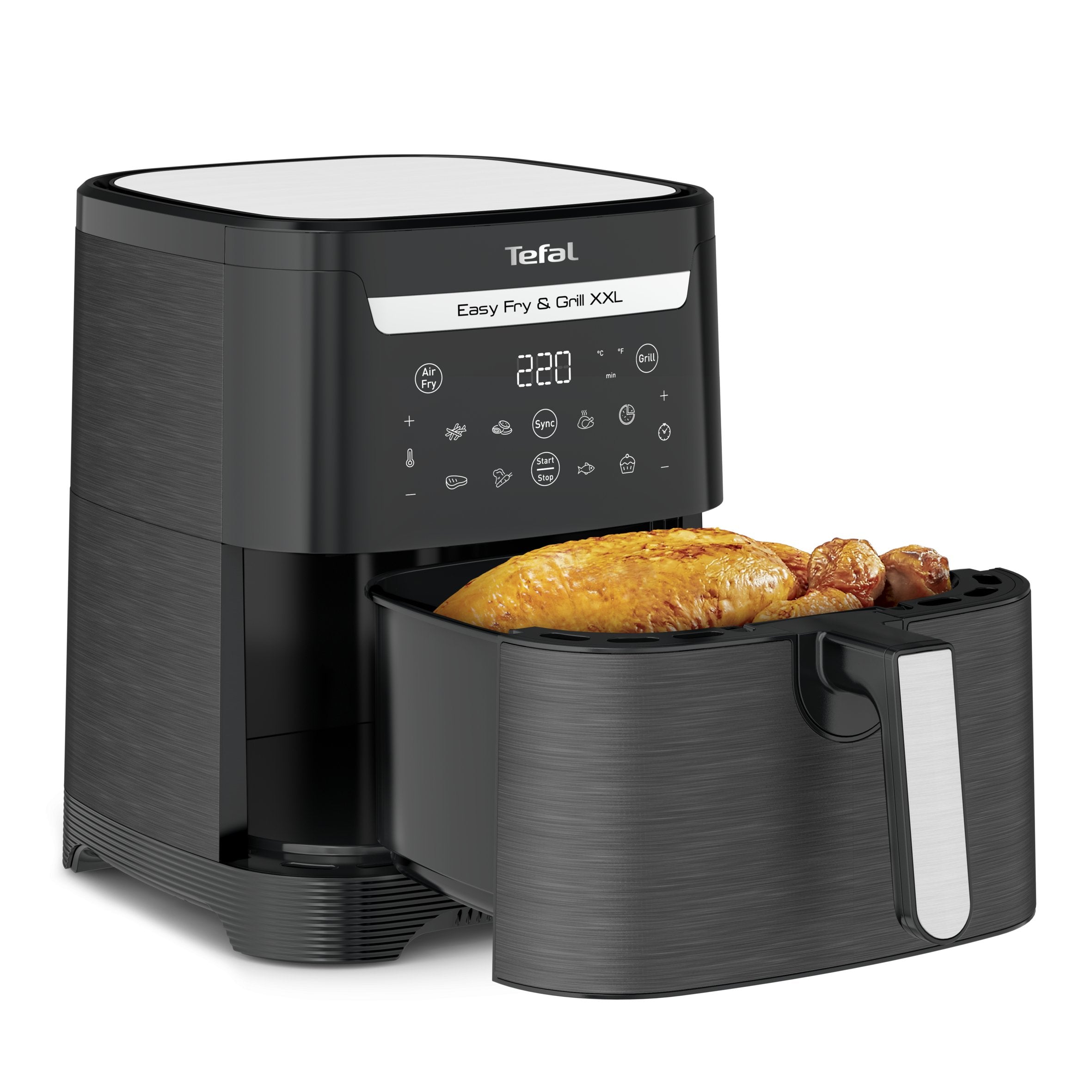 Tefal Ey8018 Easy Fry & Grill Xxl Heiáluftfritteuse Schw