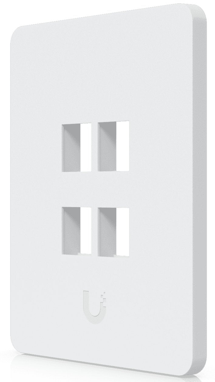 Universal Keystone Wall Plate  With Paintable Cover For A