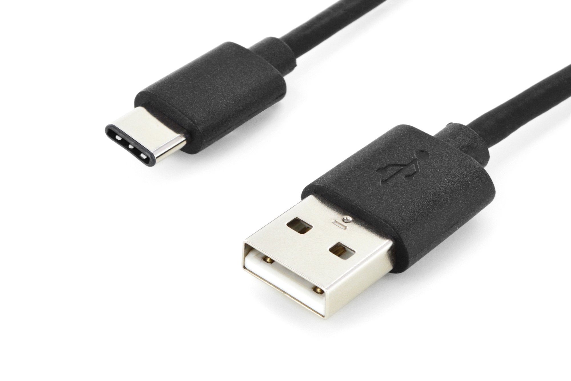 EAN 4016032455233 - Digitus AK-300154-010-S cable USB USB 2.0 1 m 2 x USB A USB C Negro imagen 3
