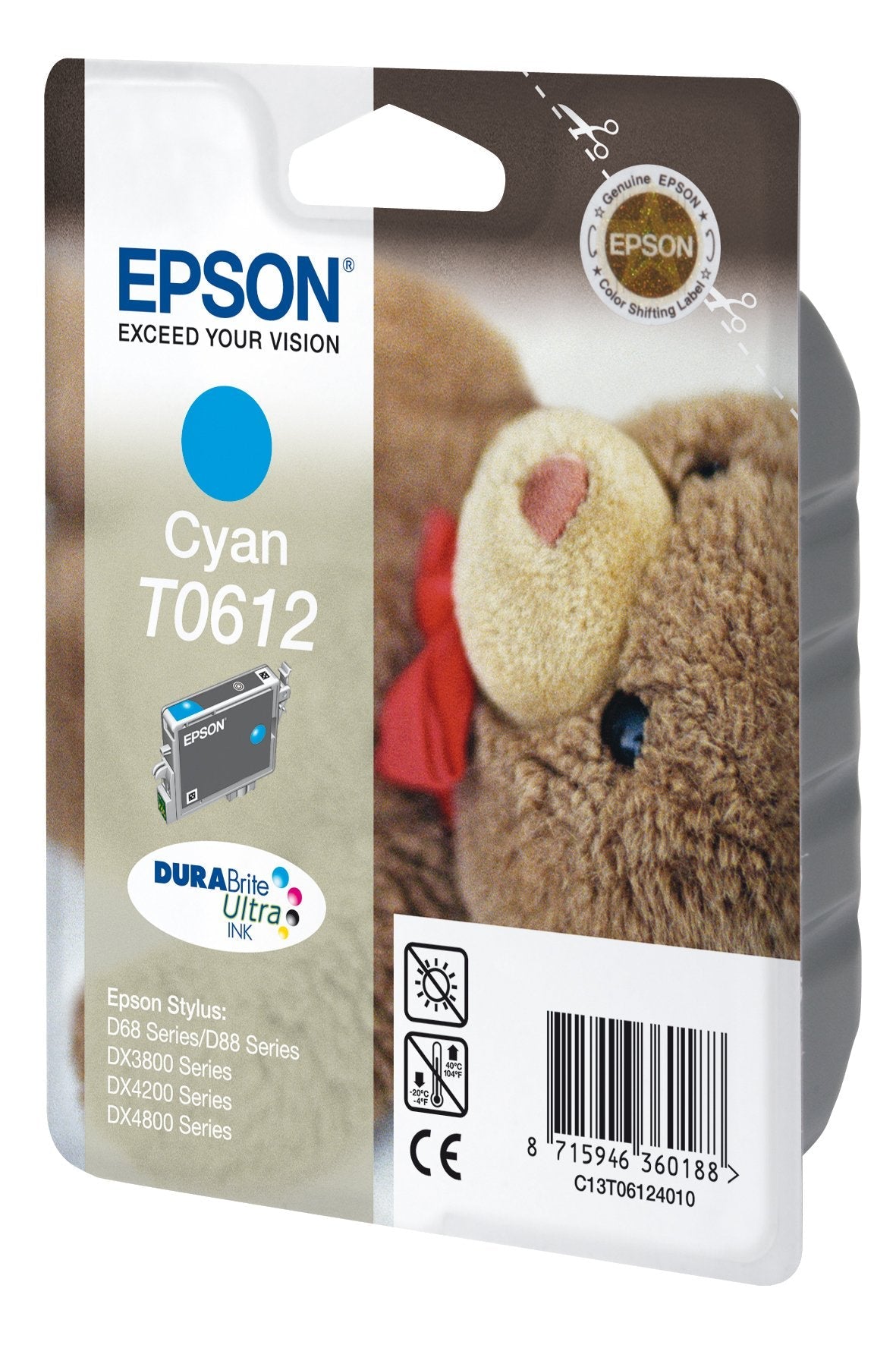 EAN 0010343854338 - Epson Teddybear T0612 cartucho de tinta 1 pieza(s) Original imagen 3