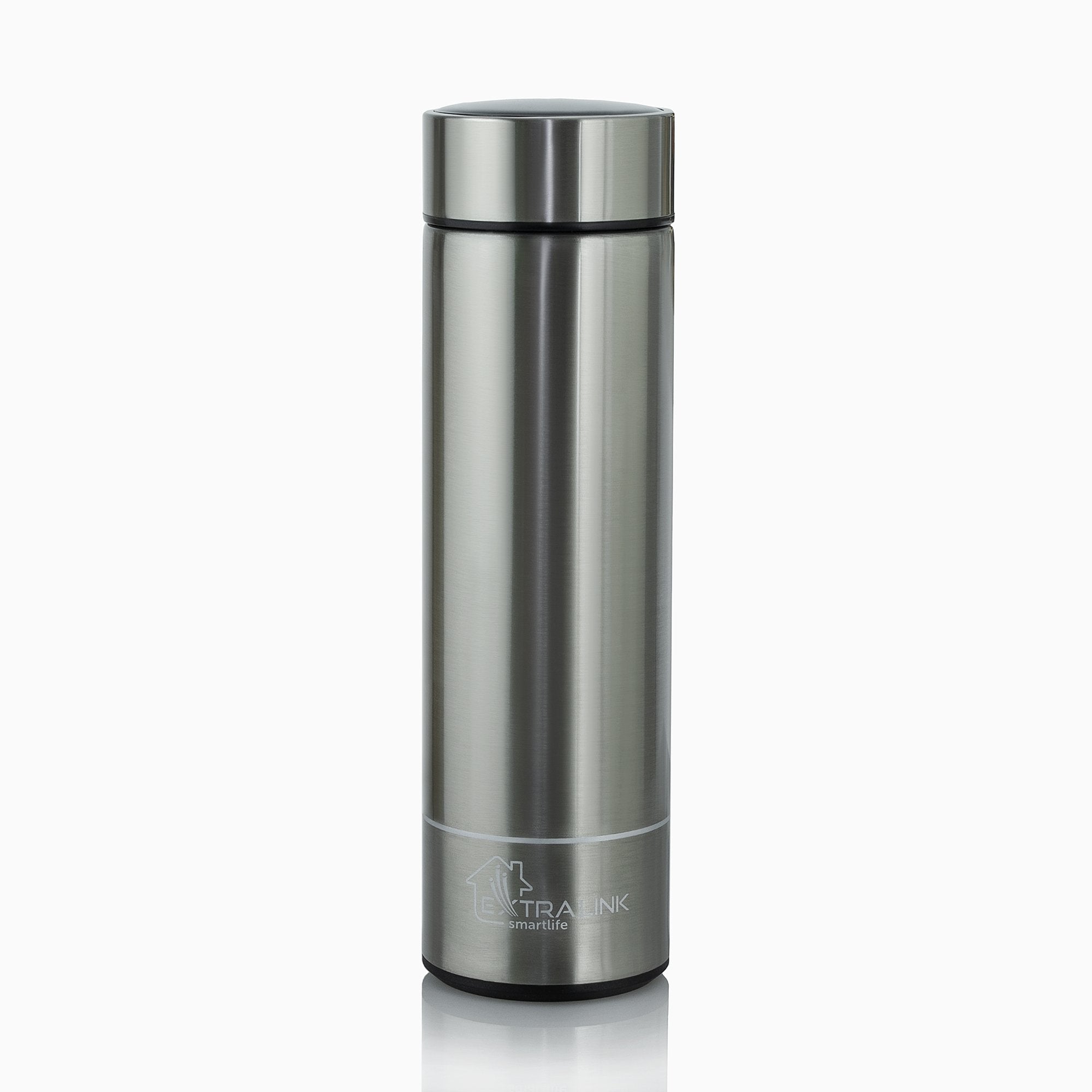 Extralink Mug-Smart500 Silver Taza De Viaje 500 Ml Plata Acero Inoxidable