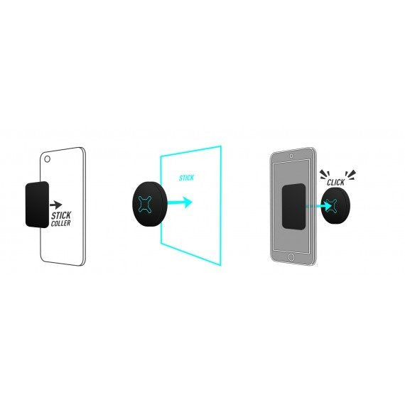 Mobilis U.Fix Soporte Pasivo Teléfono Móvil/Smartphone Negro