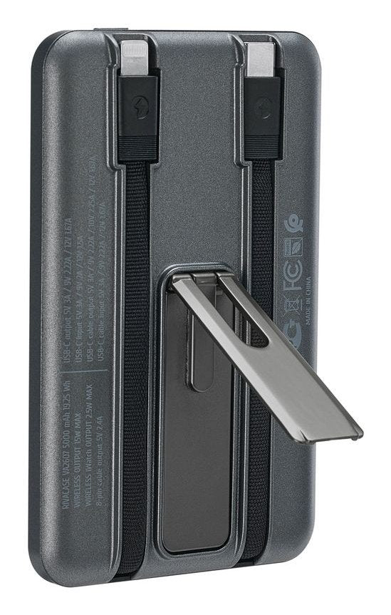 EAN 4260709014951 - Rivacase VA2607 batería externa Polímero de litio 5000 mAh Cargador inalámbrico Negro, Gris imagen 8