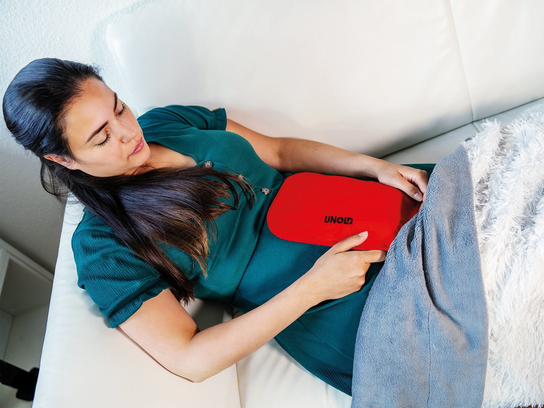 EAN 4011689860232 - Unold Wärmi Premium Set - Elektrische Wärmflasche 86023 botella eléctrica para calentar agua 380 W Rojo imagen 5