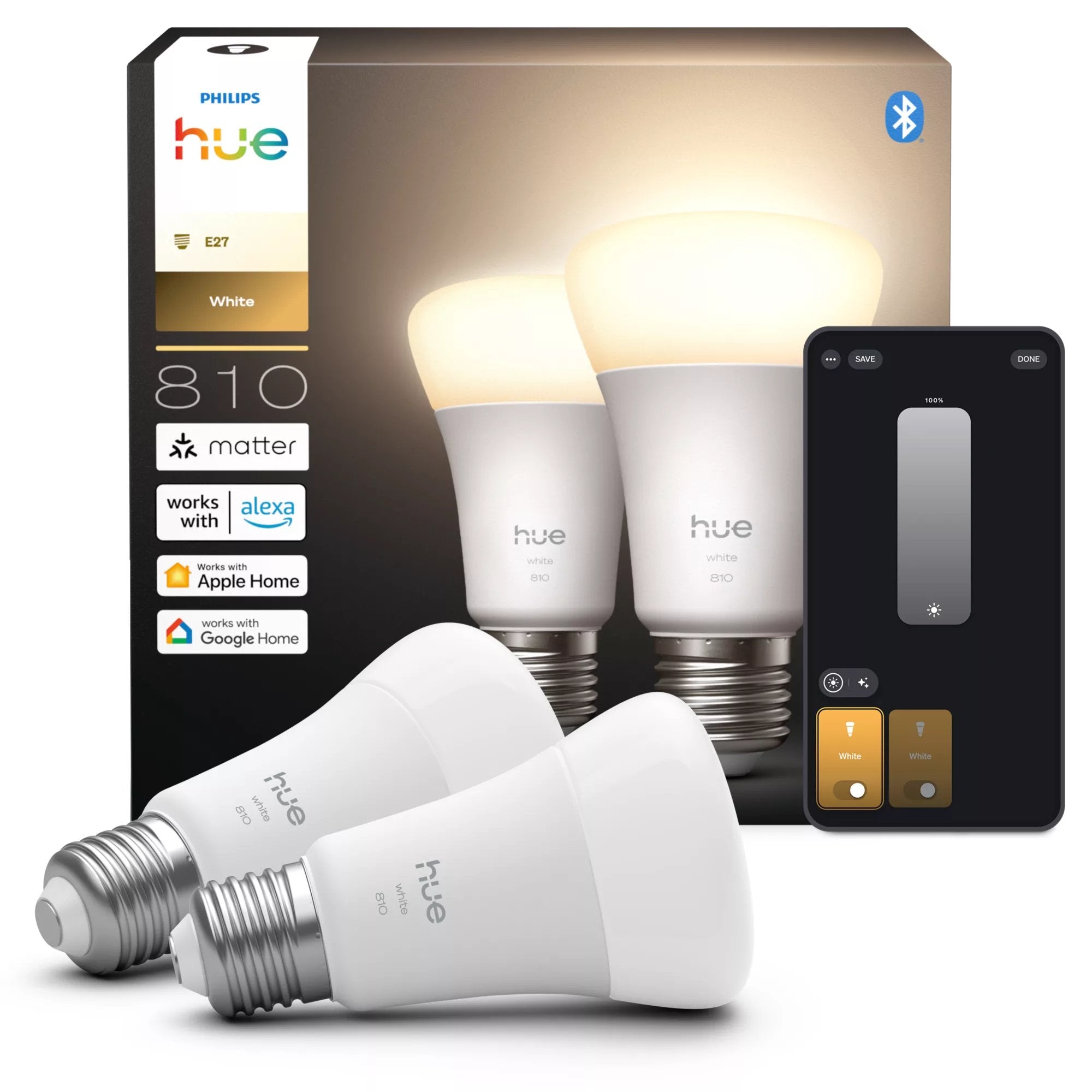 Philips Hue W 810 A60 E27 2p Eu