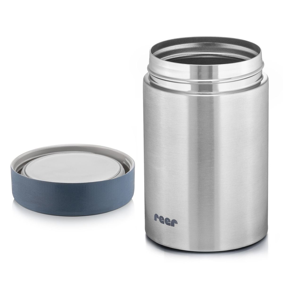 Reer Pure Caja Calentadora De Acero Inoxidable, 300ml, Recipiente Térmico De Acero Inoxidable 90408