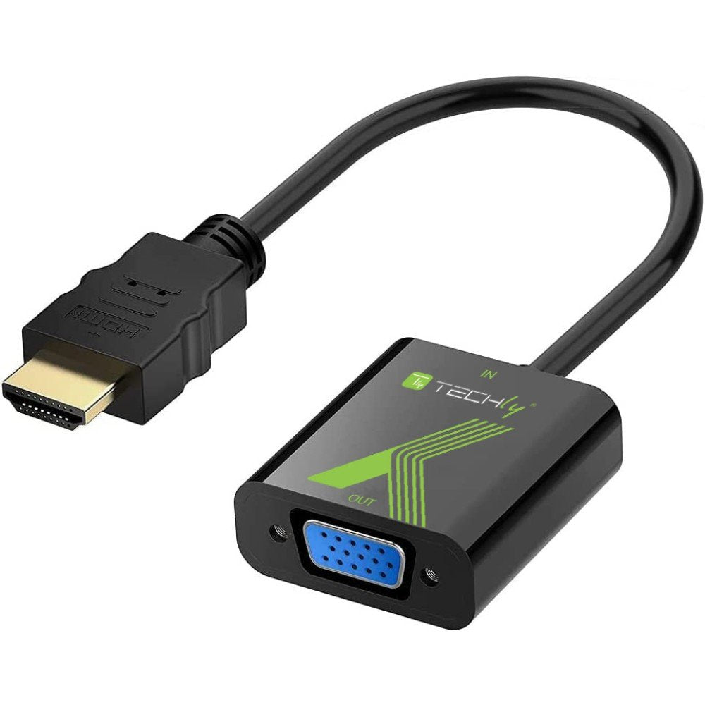 Techly Idata Hdmi-Vga2 Adaptador Hdmi A S-Vga D-Sub15 M/F