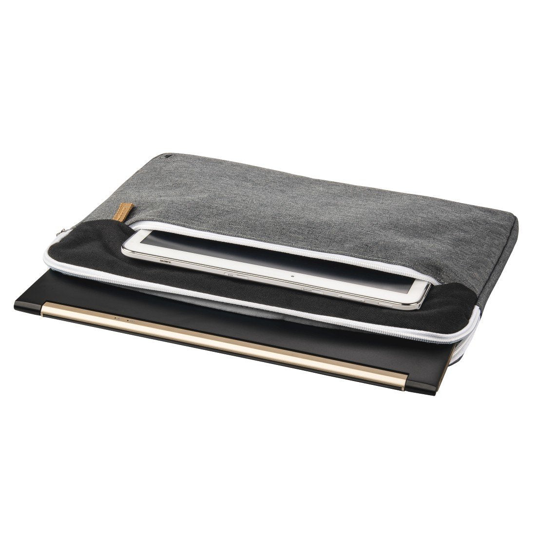 EAN 4047443471970 - Hama Florence 33,8 cm (13.3") Funda Negro, Gris imagen 3