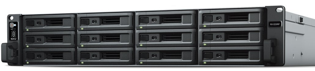 Synology Rx1223rp Caja Para Disco Duro Externo  Duro/Ssd Negro 2.5/3.5"