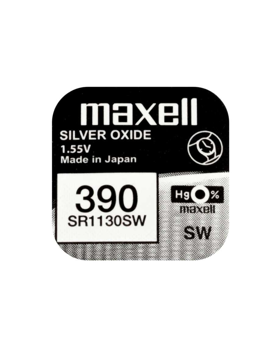 Maxell Pila Oxido Plata (390) Sr1130sw Blister*1 Eu 0% Mercurio