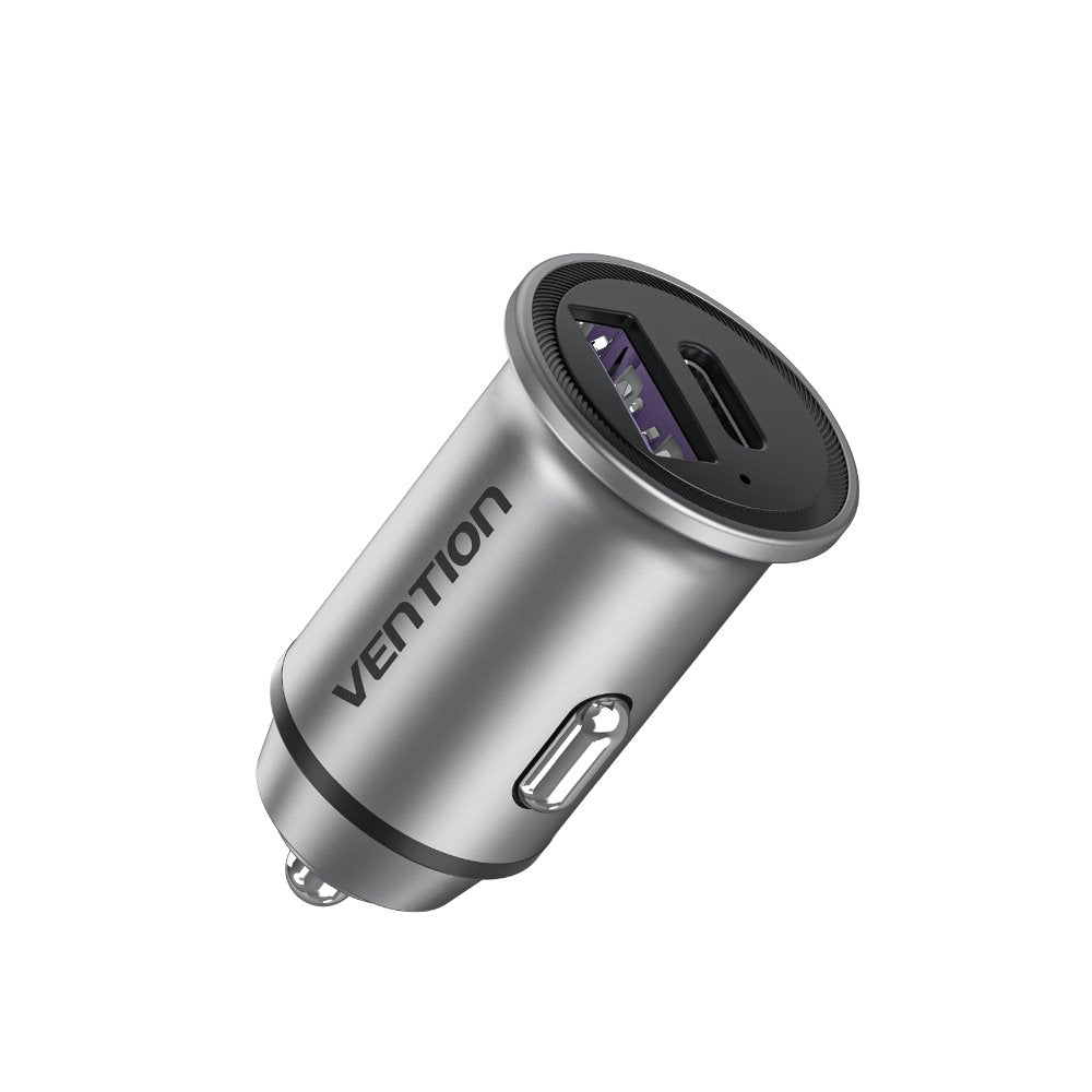 Cargador De Coche Vention Ffbh0 1xusb-Tipo C 1xusb 20w