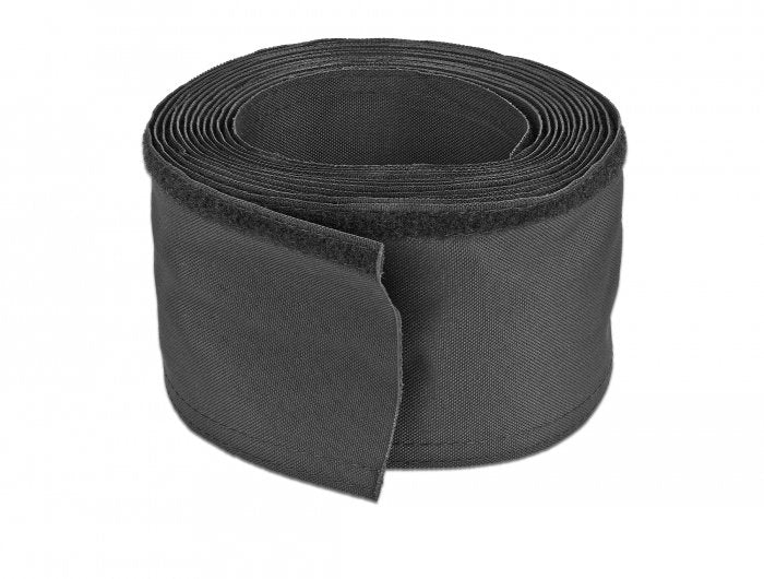 Delock Gewebeschlauch Con Klettverschluss Hitzebeständig 5 M X 30 Mm Negro