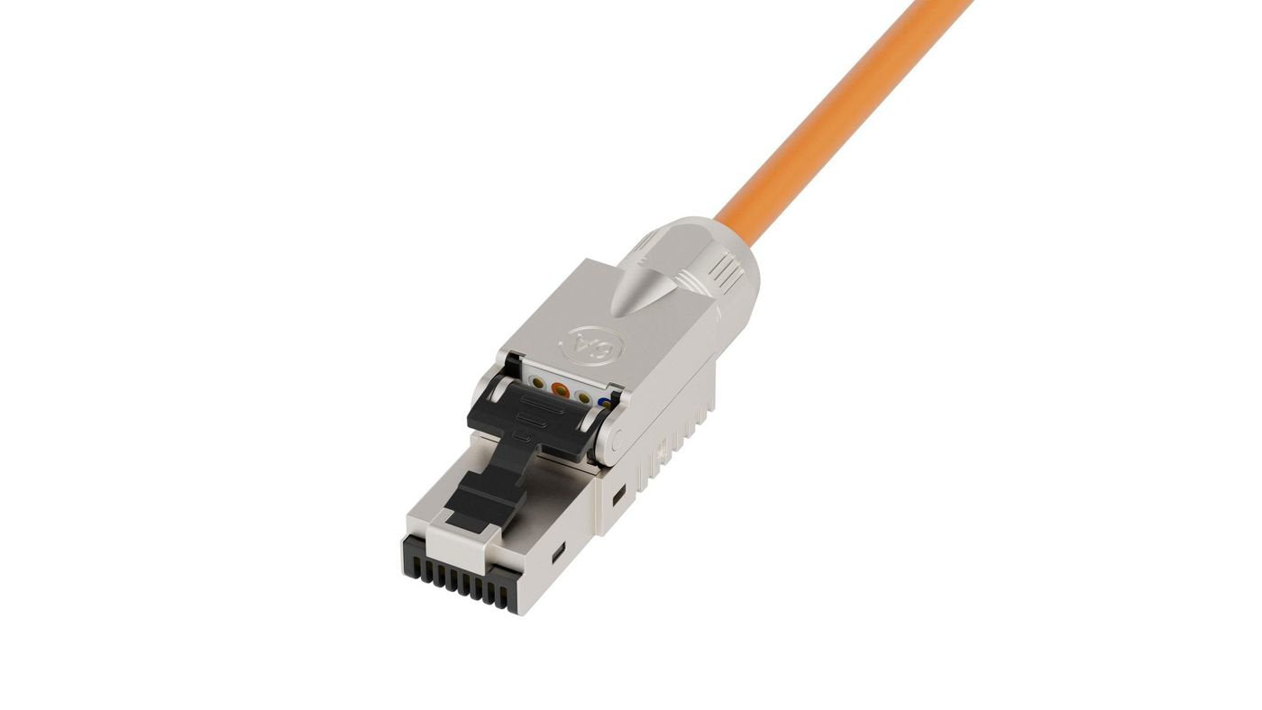 Rj45 Ftp Plug Cat6a For  Awg22-23 Solid/Stranded